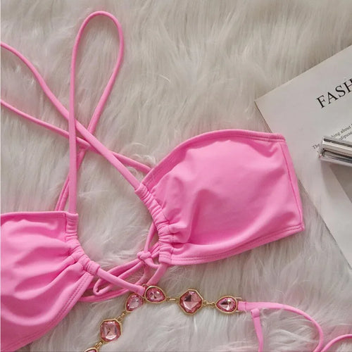 Crystal Line Bikini Set