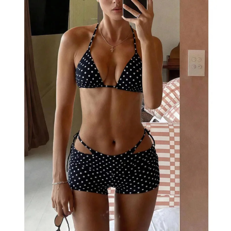 Polka Dot Beach Trio Bikini