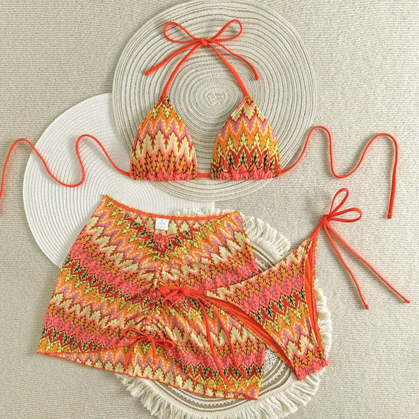 Ocean Breeze Beachside Chic Bikini Set