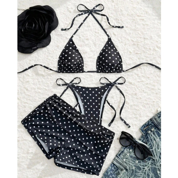 Polka Dot Beach Trio Bikini